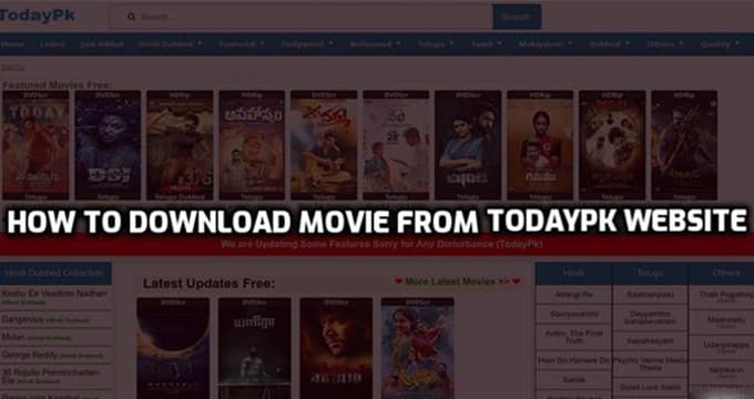 TodayPK 2022 Best site to Download New Telugu HD Movies Free